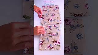 How to sew a zipper pouch Part 1 #shorts