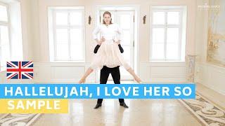 Sample Tutorial Ray Charles - Hallelujah I Love Her So  Wedding Dance Online