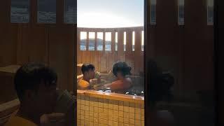 japan travel vlog staying at a onsen ryokan at mount fuji ️🫶