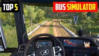 Top 5 Bus simulator games for android  Best bus simulator games for android in 2024