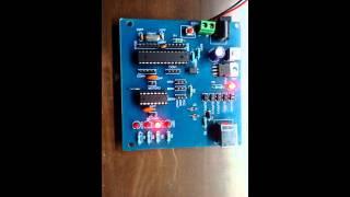 Running LEDs project using Atmega8