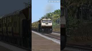 Mangalore to Madgaon in 60 Seconds Netravati Express Part 2 #trainsimulator #shorts