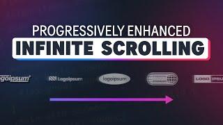 Create an infinite horizontal scroll animation