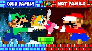 HOT & Clod Challenge  Mario and Luigi Hot VS Cold Challenge  Game Animation