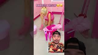 BARBIE HIDUP SUKA MEMBANTU? #shortsfeed #funny #shorts #comedyshorts