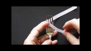 Perfect Bow Using a Table Fork