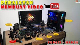 Peralatan Untuk Membuat Video Youtube - Penjelasan Kegunaan dan Harga nya