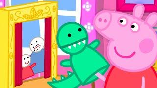 Peppa Pig And George Learn How To Make Puppets  Kids TV And Stories