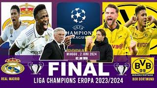 Jadwal Final Liga Champions 2024 - Real Madrid vs Dortmund - Liga Champions 202324 LIVE SCTV