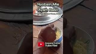 Mie Ayam Bakso Depan Stasiun Pasar Senen Jakarta Harga Murah Rasa Istimewa #ampyangkuliner #mieayam