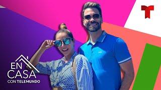 Carmen Villalobos y Frederik Oldenburg muestran su amor  En Casa Con Telemundo