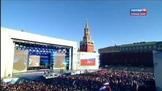 Patriotic Song Vocal Slavsya Rus - Russian Anthem 1991-2000 on Red Square 2015