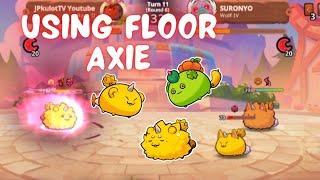 Earn SLP Using Floor Axies  Axie Infinity Origins