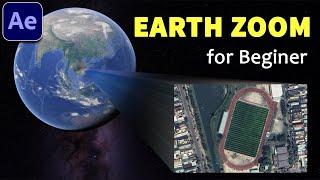 After Effects for Beginners Easy Earth Zoom Tutorial Google Earth - 357