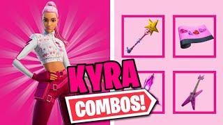 KYRA LOVE LETTER COMBOS  FORTNITE SKIN REVIEW