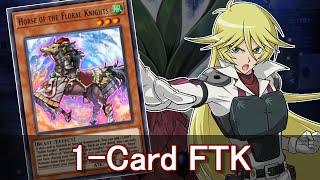 Horse of the Floral Knights 1-Card FTK with Revolution des Fleurs Yu-Gi-Oh Duel Links