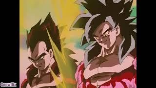 DBGT - SSJ4 Vegeta and Goku PowersPowering Up vs. Omega Shenron  English  FUNIMATION Dub