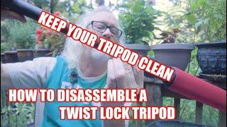 Tripod Cleaning Day - I Explain How I Clean and Maintain My Twist Lock Tripod