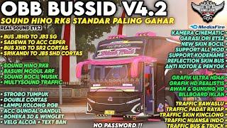 OBB BUSSID V4.2 TERBARU SOUND HINO RK8 PALING GAHAR BASURI BLACKPINK  Bussid