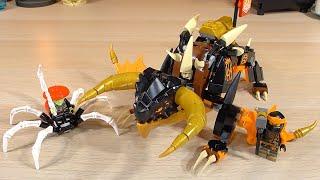 LEGO Ninjago Coles Earth Dragon EVO 71782  Pure Build ASMR