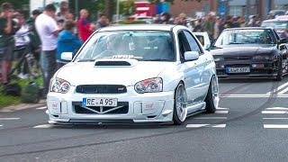 Modified JDM Cars leaving a Carshow WILD  GO JAPAN 2024