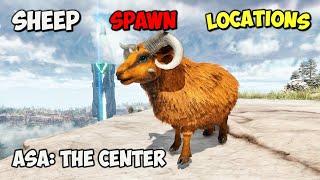 ASA The Center ALL Ovis & Mutton Spawn Locations On ARK Survival Ascended