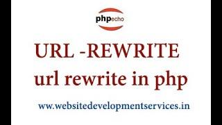 Url-Rewrite  url rewrit in php Basic to advanced very Easy