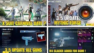  Bgmi M416 glacier is Back  Next Mythic Forge New Leaks  Next X Suit Leaks   All Upgradeble Guns