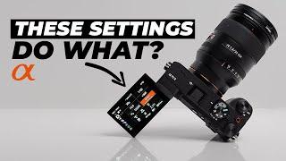 5 NEW Settings in SONY CAMERAS That You Don’t Want To Miss