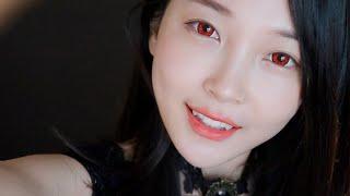 ASMR Medical CheckUp by Vampire MeasuringEye examPluckingLayeredEar to Ear hypnotizing