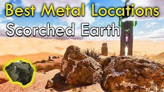 Scorched Earth BEST Metal LOCATIONS on ARK Survival Ascended