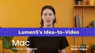 Lumen5s Idea-to-Video - Mac  New Ways to Make Video