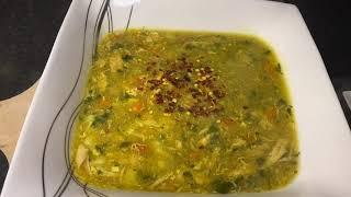 How to make Afghan chicken soup