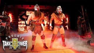 An army of Vikings join The War Raiders epic march to the ring NXT TakeOver Phoenix