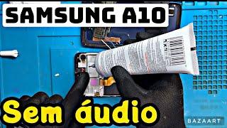 Samsung A10 Não funciona alto falante auricular  Como Resolver de forma fácil