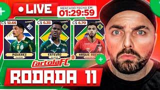  LIVE CARTOLA FC RODADA #11 - RESOLVENDO DÚVIDAS P VOCÊ MITAR