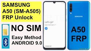 Samsung A50 FRP BypassGoogle Account Remove Android 9.0 NO SIM - NO PC  FRP Bypass Samsung A50