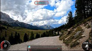 15 minute Scenic Beginner Indoor Cycling exercise South Tyrol Garmin 4K Video