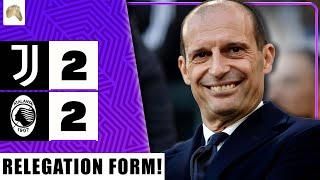 Relegation form  JUVENTUS 2-2 ATALANTA Match reaction