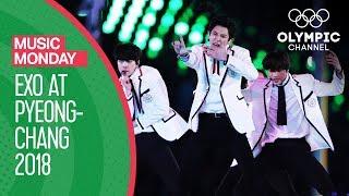 EXO at the Winter Olympics -  FULL Performance - PyeongChang 2018 Closing Ceremony  Music Monday