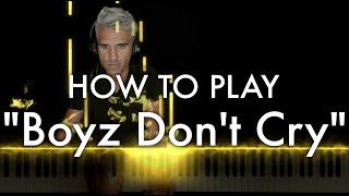 Rod Wave - Boyz Dont Cry Acoustic PIANO TUTORIAL