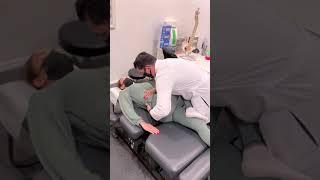 lower back Crack & Neck cracking chiropractic adjustment