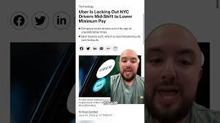 #Uber Locking Out Drivers To Skirt NYC Minimum Wage?  #rideshare #sidehustles #gigeconomy