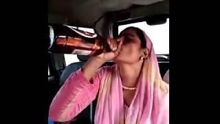 Indian village hot kissing in car