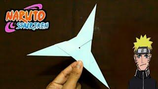 DIY - How To Make a Shuriken Naruto Easy  Origami Ninja Star