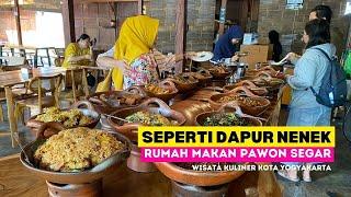 SEPERTI MAKAN DI DAPUR NENEK - RUMAH MAKAN PAWON SEGAR - Wisata Jogja Terbaru