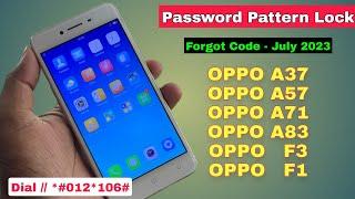 OPPO A37 A57 A71 A83 F1 F3 Hard Reset  All Type Password Pattern Lock Remove_Pattern Unlock