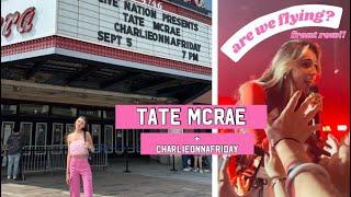 seeing tate mcrae’s “are we flying tour” opening night *front row vip*