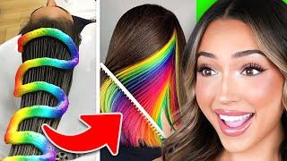 RAINBOW Hair Transformation AMAZING