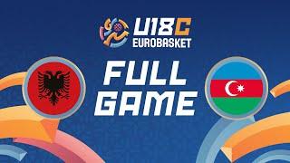 Group Phase  Albania v Azerbaijan  Full Basketball Game  FIBA U18 Womens EuroBasket 2024 Div. C